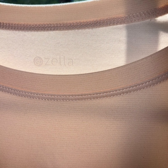 Zella Long Sleeve Performance Top – Light Peach (Size M) - Picture 4 of 4